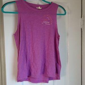 Pink cotton tank
